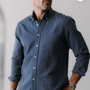 Taylor Stitch-The Jack Shirt-Roped Indigo-Size 44/XL